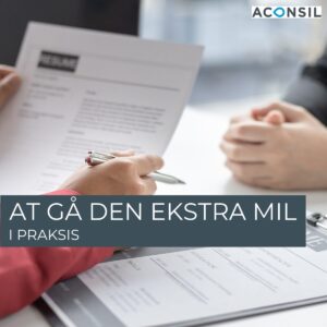 At gå den ekstra mil