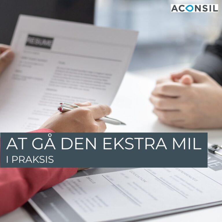 At gå den ekstra mil